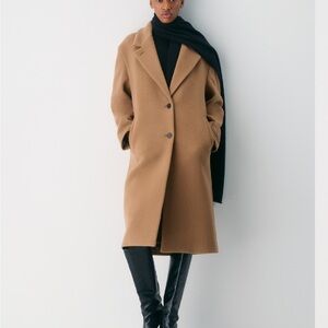 Tan/Camel Color Wool Coat